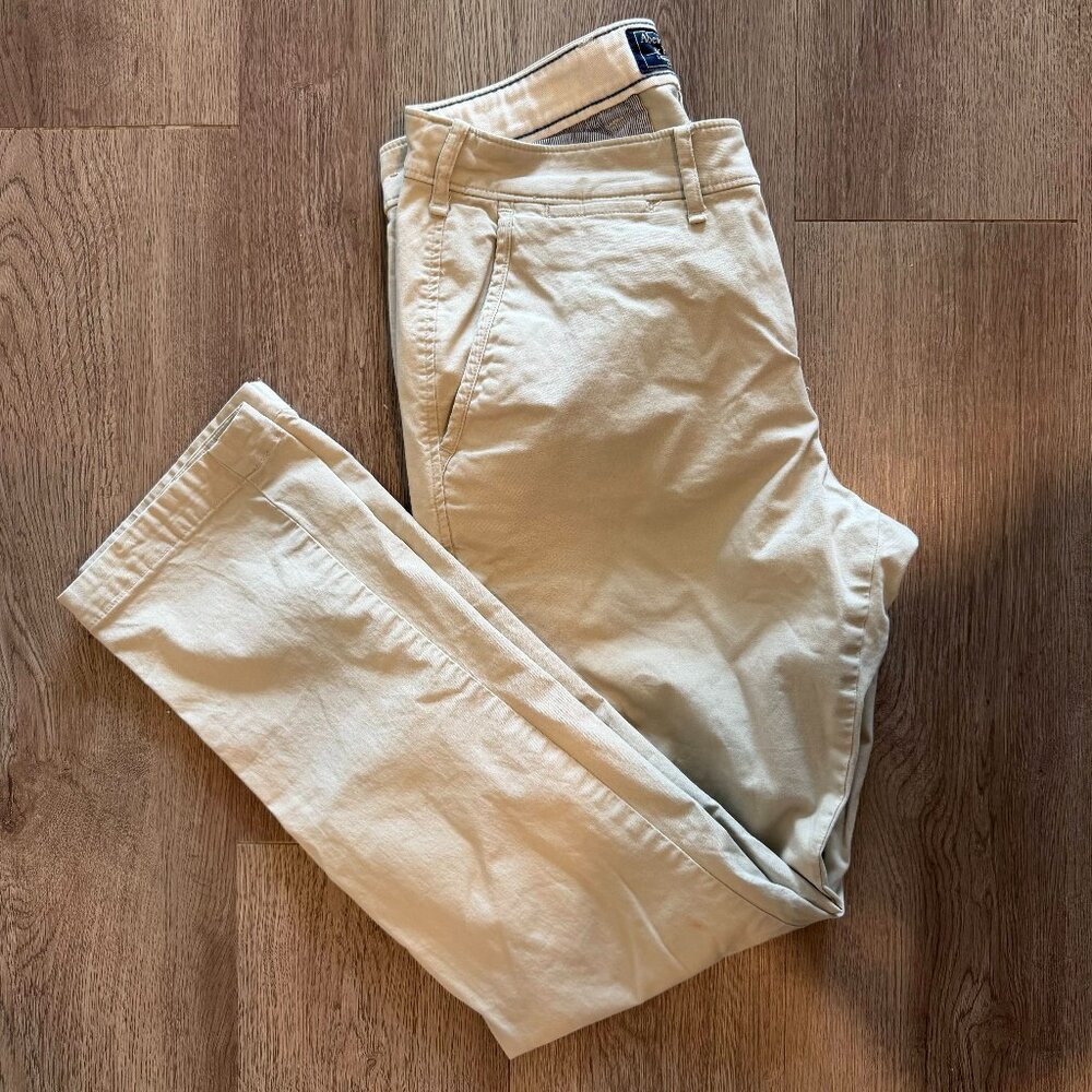 Abercrombie & Fitch Langdon Slim Stretch Chinos Khaki 32x32
